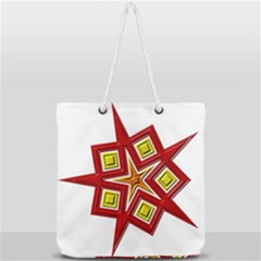 Full Print Rope Handle Tote (Large) 