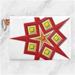 Pattern Tile Decorative Design Star Canvas Cosmetic Bag (XL)