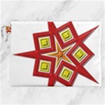 Pattern Tile Decorative Design Star Canvas Cosmetic Bag (XXL)