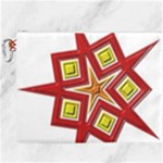 Pattern Tile Decorative Design Star Canvas Cosmetic Bag (XXXL)