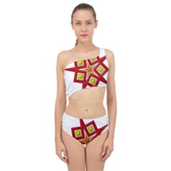 Spliced Up Two Piece Swimsuit 