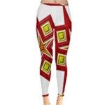 Pattern Tile Decorative Design Star Inside Out Leggings