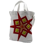 Pattern Tile Decorative Design Star Canvas Messenger Bag