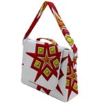 Pattern Tile Decorative Design Star Box Up Messenger Bag