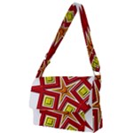 Pattern Tile Decorative Design Star Full Print Messenger Bag (S)