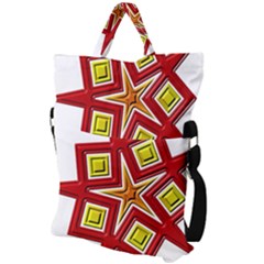 Fold Over Handle Tote Bag 