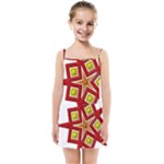 Pattern Tile Decorative Design Star Kids  Summer Sun Dress