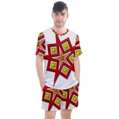 Men s Mesh T-Shirt and Shorts Set 