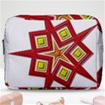 Pattern Tile Decorative Design Star Make Up Pouch (Large)