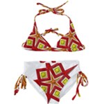 Pattern Tile Decorative Design Star Kids  Classic Bikini Set