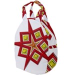 Pattern Tile Decorative Design Star Travel Backpack