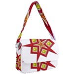 Pattern Tile Decorative Design Star Courier Bag