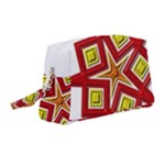 Pattern Tile Decorative Design Star Wristlet Pouch Bag (Medium)