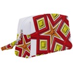 Pattern Tile Decorative Design Star Wristlet Pouch Bag (Large)