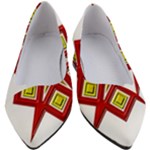 Pattern Tile Decorative Design Star Women s Block Heels 