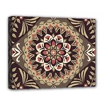 Seamless Pattern Floral Flower Deluxe Canvas 20  x 16  (Stretched)