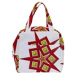 Pattern Tile Decorative Design Star Boxy Hand Bag