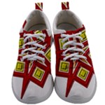 Pattern Tile Decorative Design Star Mens Athletic Shoes