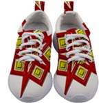 Pattern Tile Decorative Design Star Kids Athletic Shoes