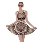 Seamless Pattern Floral Flower Skater Dress