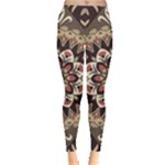 Seamless Pattern Floral Flower Everyday Leggings 