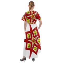 Front Wrap High Low Dress 