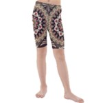 Seamless Pattern Floral Flower Kids  Mid Length Swim Shorts