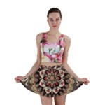 Seamless Pattern Floral Flower Mini Skirt