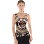 Seamless Pattern Floral Flower Women s Basic Tank Top