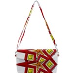 Pattern Tile Decorative Design Star Removable Strap Clutch Bag