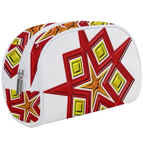 Pattern Tile Decorative Design Star Make Up Case (Large) from ArtsNow.com
