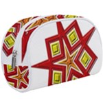Pattern Tile Decorative Design Star Make Up Case (Large)
