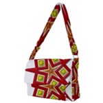 Pattern Tile Decorative Design Star Full Print Messenger Bag (M)