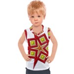Pattern Tile Decorative Design Star Kids  Sport Tank Top