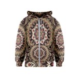 Seamless Pattern Floral Flower Kids  Zipper Hoodie