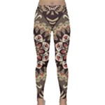 Seamless Pattern Floral Flower Classic Yoga Leggings