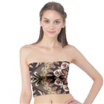Seamless Pattern Floral Flower Tube Top