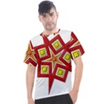 Pattern Tile Decorative Design Star Men s Sport Top