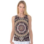 Seamless Pattern Floral Flower Women s Basketball Tank Top