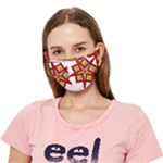 Pattern Tile Decorative Design Star Crease Cloth Face Mask (Adult)