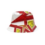 Pattern Tile Decorative Design Star Inside Out Bucket Hat (Kids)
