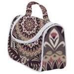 Seamless Pattern Floral Flower Satchel Handbag