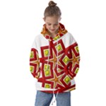 Pattern Tile Decorative Design Star Kids  Oversized Hoodie