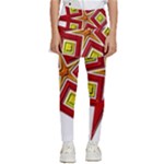 Pattern Tile Decorative Design Star Kids  Skirted Pants