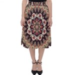 Seamless Pattern Floral Flower Classic Midi Skirt