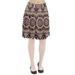 Seamless Pattern Floral Flower Pleated Skirt