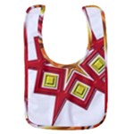 Pattern Tile Decorative Design Star Baby Bib