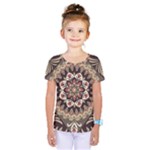 Seamless Pattern Floral Flower Kids  One Piece T-Shirt