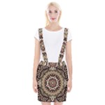 Seamless Pattern Floral Flower Braces Suspender Skirt