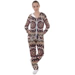 Seamless Pattern Floral Flower Women s Tracksuit